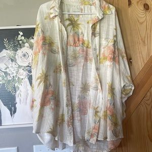 American eagle oversized button down